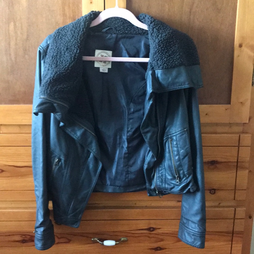 Leather jacket